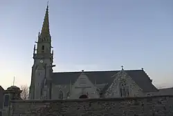 The church in Saint-Fiacre
