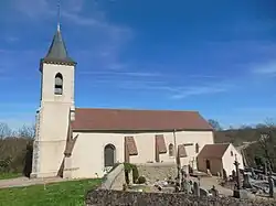 The church in Pierre-Perthuis
