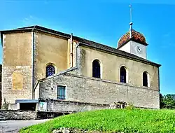 The church in Roulans