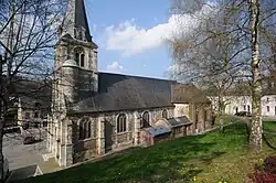 The church in Fontaine-le-Bourg