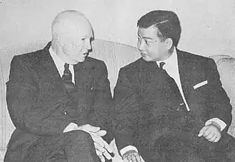 Image 2Eisenhower and Sihanouk in 1959 (from Kingdom of Cambodia (1953–1970))