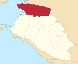 Location in the Kuban Oblast