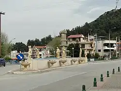 Central square and fountain