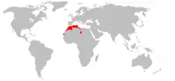 Map of range