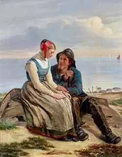 A Danish Fisherman's Courtship by Elisabeth Jerichau-Baumann
