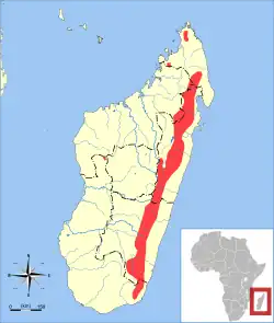 Map of range
