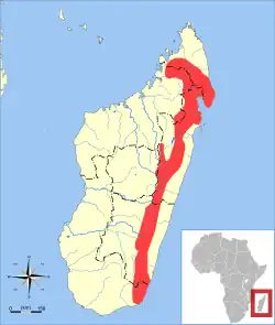 Map of range