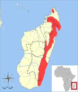 Map of range