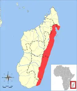 Map of range