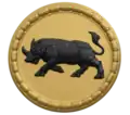 Emblem of Assam Province of British India.