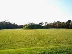Secondary mound on top of the massive Emerald Mound