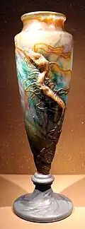 Sea horse or Sea Dragon vase (1901) (Fin-de-Siècle Museum, Brussels)