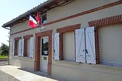 The town hall in Empeaux