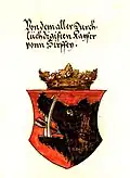 "Serbian emperor", by Christoph Silberysen (1576)