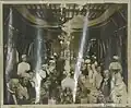 Dinner being hosted in the encircling room, [circa] 1911