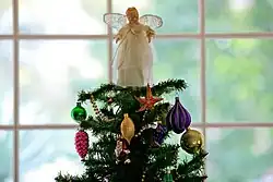 Angel as tree top decoration