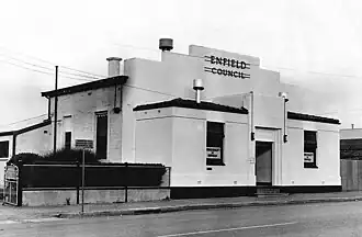 Second Enfield council chamber, Rakes Road, Enfield