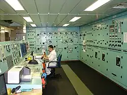 Engine control for an oil tanker ship