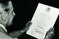 Receiving the 1978 National Prize for Arts and Sciences