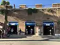 Entrance of Colosseo Station, August 2021