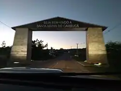 Entrance to Santa Maria do Cambucá