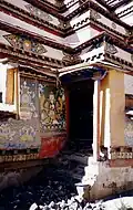 Entrance to Pango Chorten, Gyantse, 1993