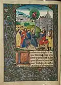 f. 17v Entry into Jerusalem