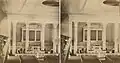 Church of The Epiphany interior, view towards chancel from gallery. Undated.