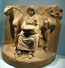 Statue of the Gallic goddess Epona