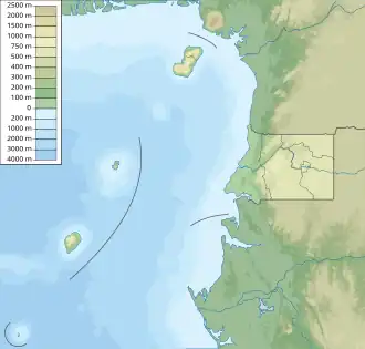 Ciudad de la Paz is located in Equatorial Guinea