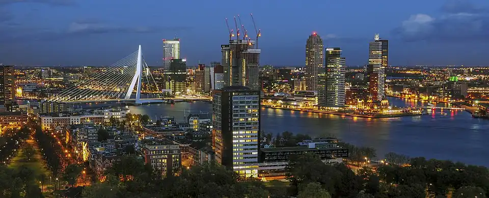Rotterdam, second largest city in the Netherlands