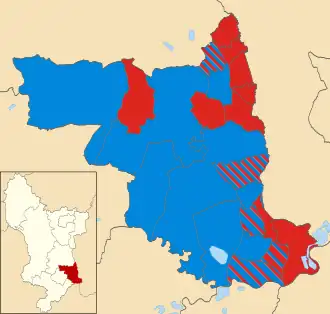 2011 results map