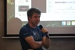 Eric Mill during Wikimania 2025 pre-conference