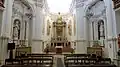 Interior of the church