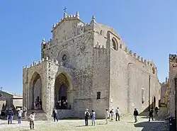 The Matrice of Erice, with Chiaramontan Gothic portal