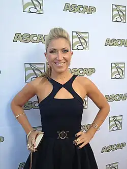 Erin Beck on the red carpet at the 2013 ASCAP Pop Awards in Hollywood, CA.