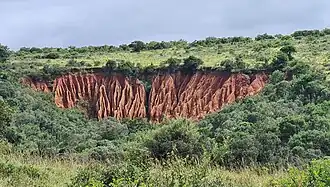 Erosion area