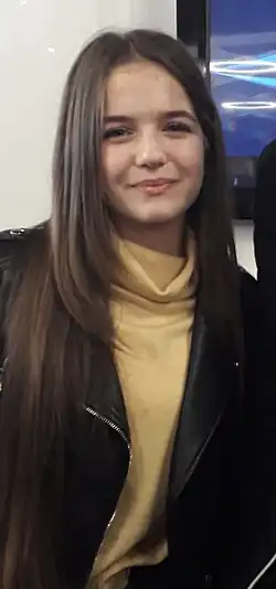 Erza Muqoli during a meeting at Brignais