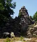 The Crown's Hill in the Erzsébet Park