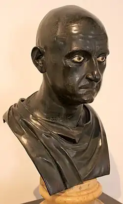 Bronze bust of Roman Isis priest, formerly identified as Scipio Africanus, mid 1st century BC[20][21]