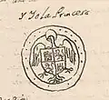 Coat of arms of Isabella of Castile as Princess of Asturias.