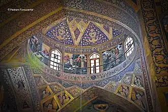 Interior of the church dome