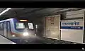 Train enters Esplanade