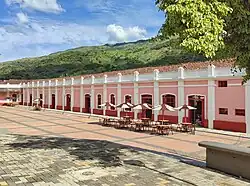 Old Antioquia railway station in the center of the municipality of Cisneros.