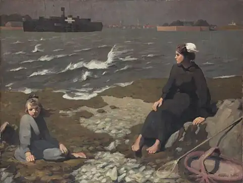 Avant la pêche 1921