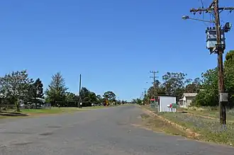 Uabba Street, the main street of Euabalong West