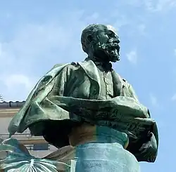 Bust of Eugène Fromentin the French painter and writer.