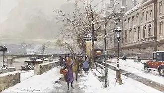 Eugène Galien-Laloue, Quai d'Orsay, Paris, 1920s