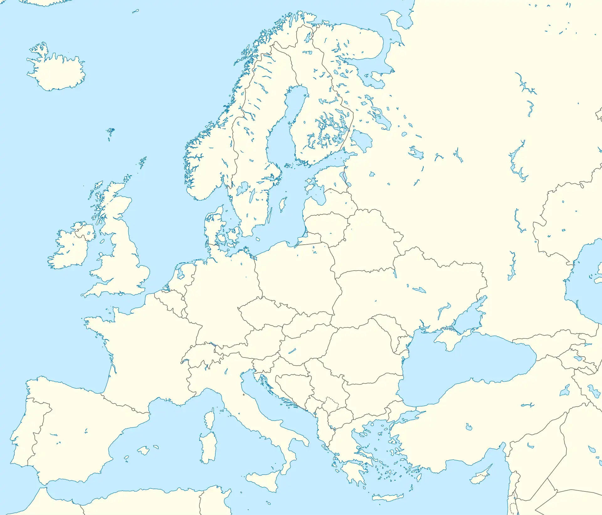 Venice is located in Europe