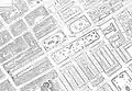 The East and West Euston Square Gardens at the centre of an 1874 Ordnance Survey map[16]